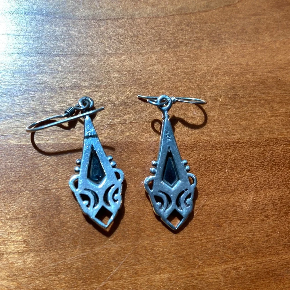 Sterling silver earrings.